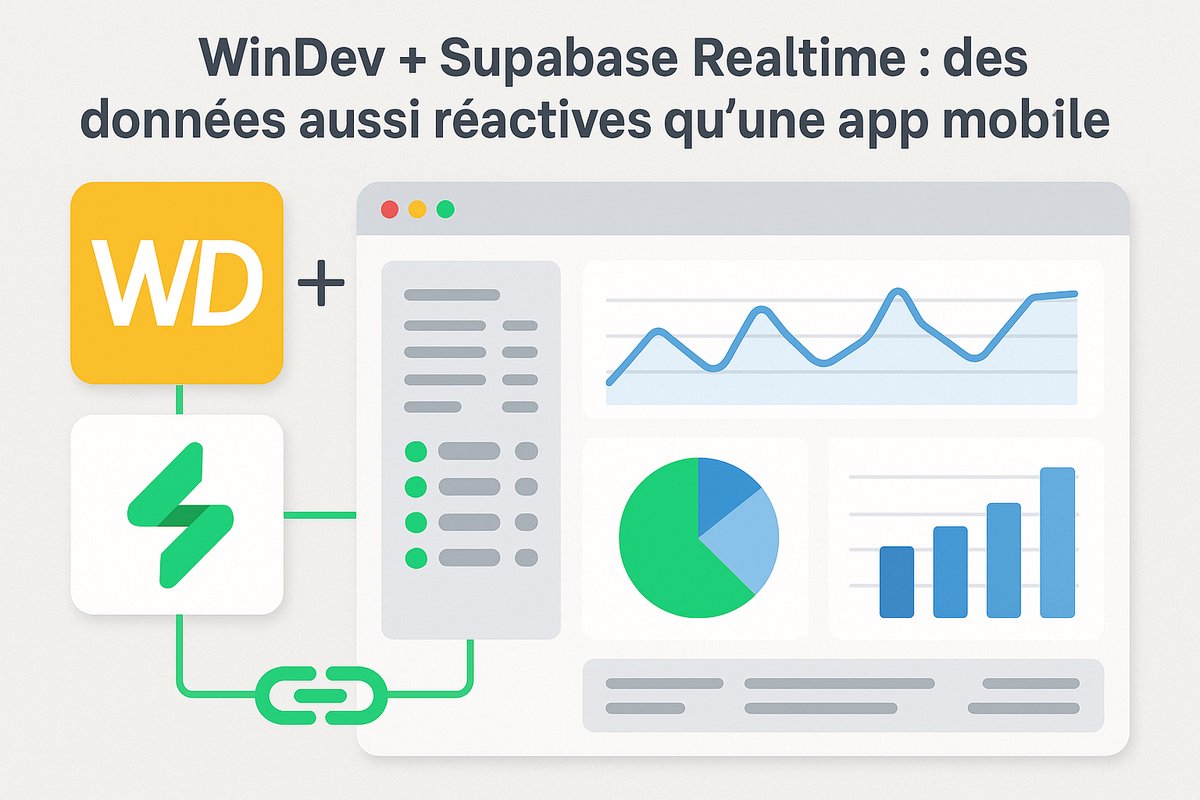 WinDev + Supabase Realtime : des données aussi réactives qu’une app mobile