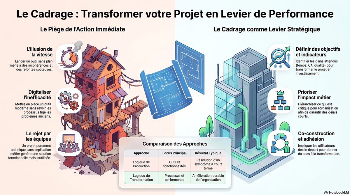 Transformer un projet en levier de performance : le rôle d'un bon cadrage