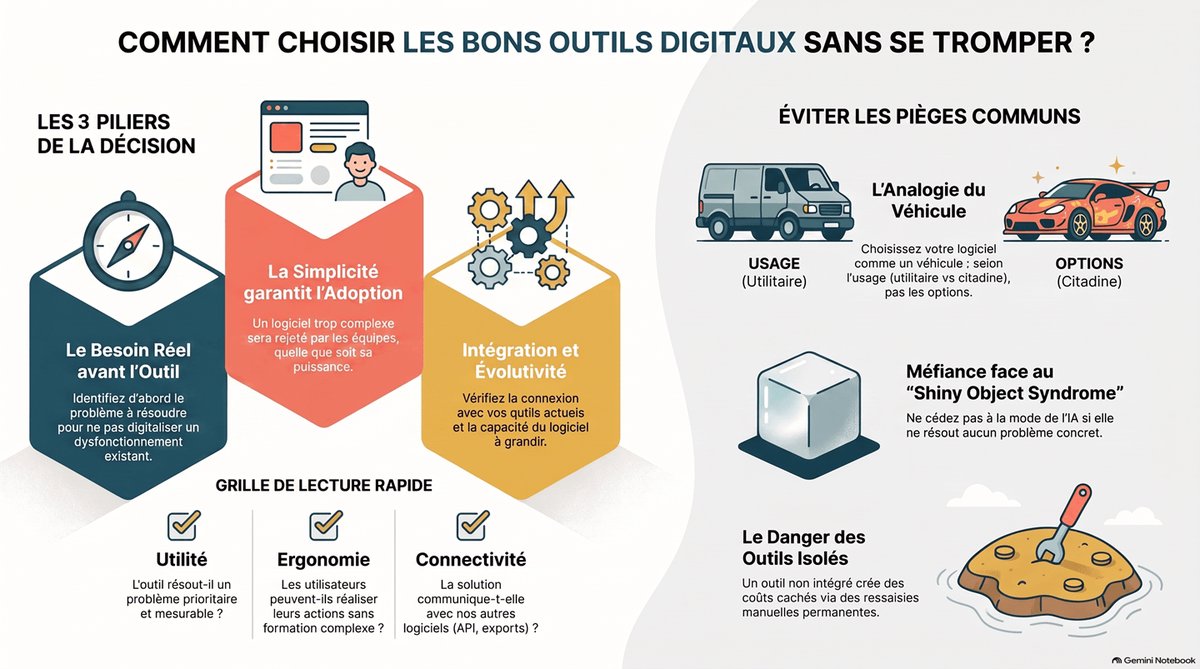 Comment choisir les bons outils digitaux sans se tromper ?