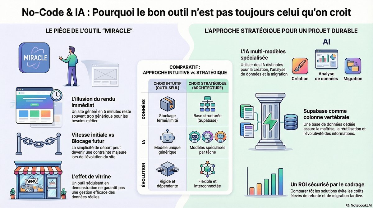 Un choix no-code n'est jamais seulement un choix d'outil
