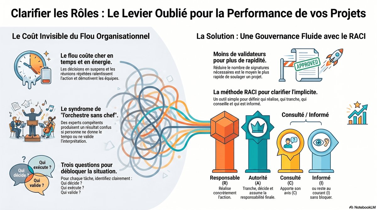 Clarifier les rôles en interne : le levier oublié pour soulager vos projets
