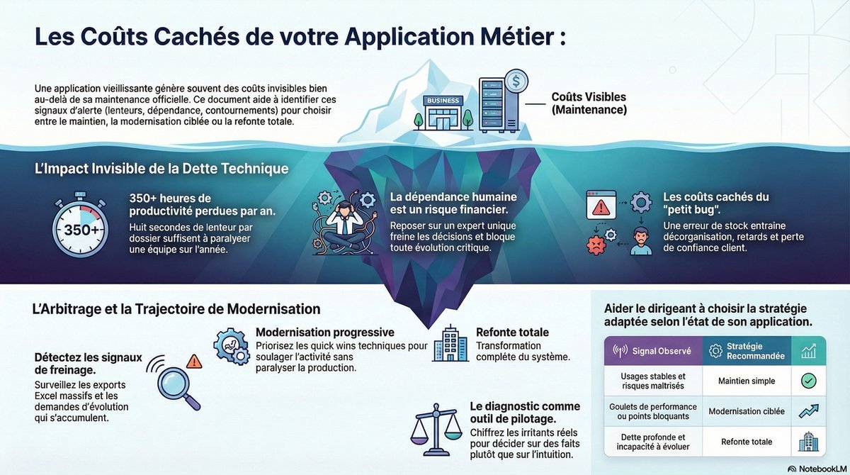 Combien vous coûte réellement votre application métier sans que vous le sachiez