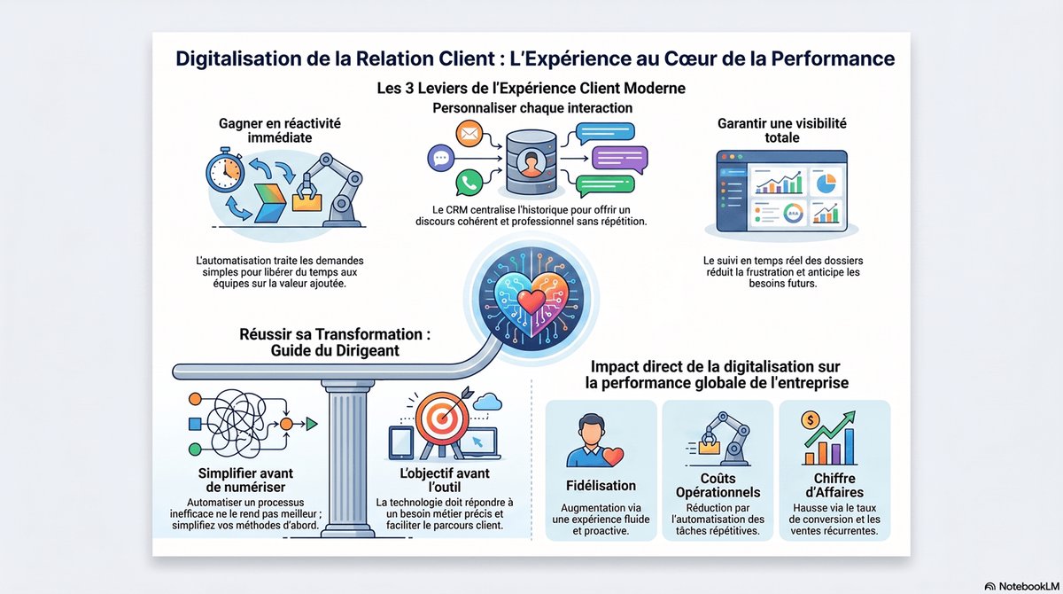 Digitalisation et relation client : offrir une expérience moderne sans complexité