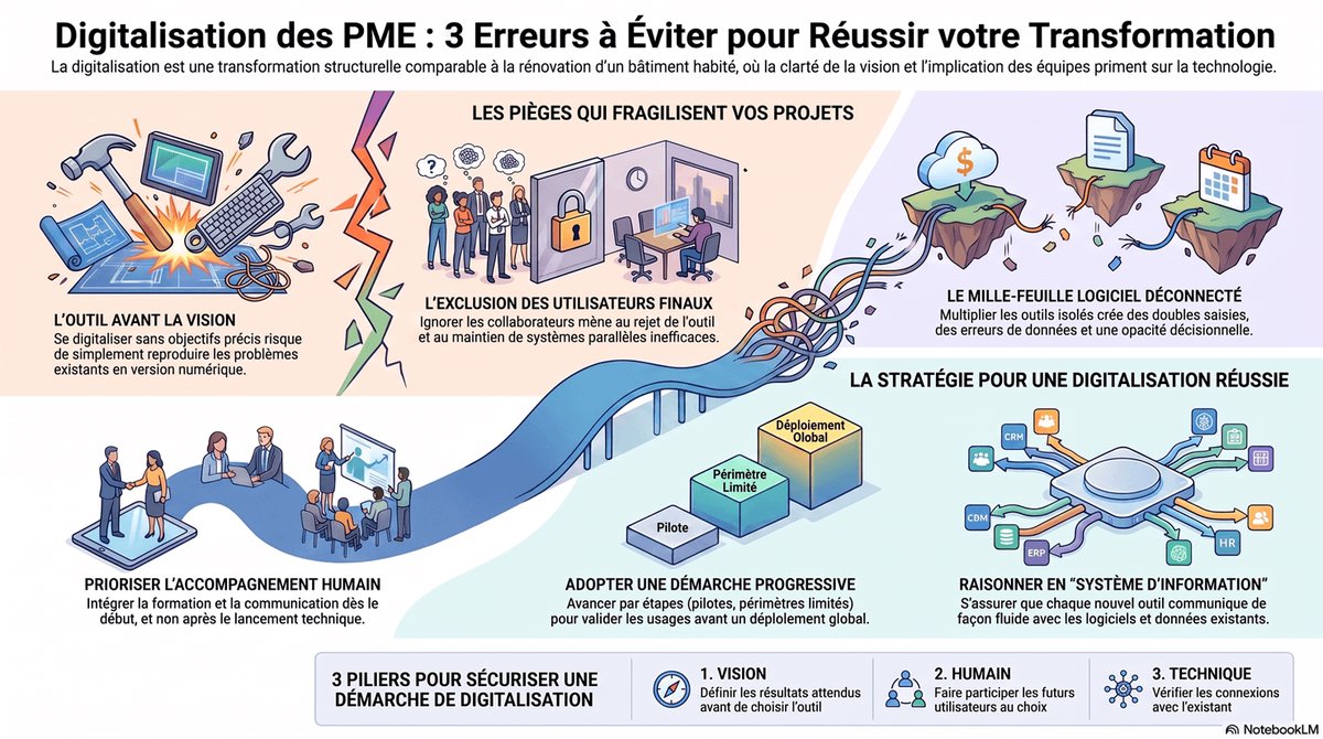 Les erreurs fréquentes des PME quand elles se digitalisent