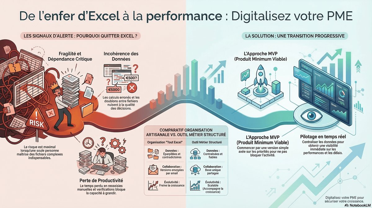 Du fichier Excel à un outil métier structuré