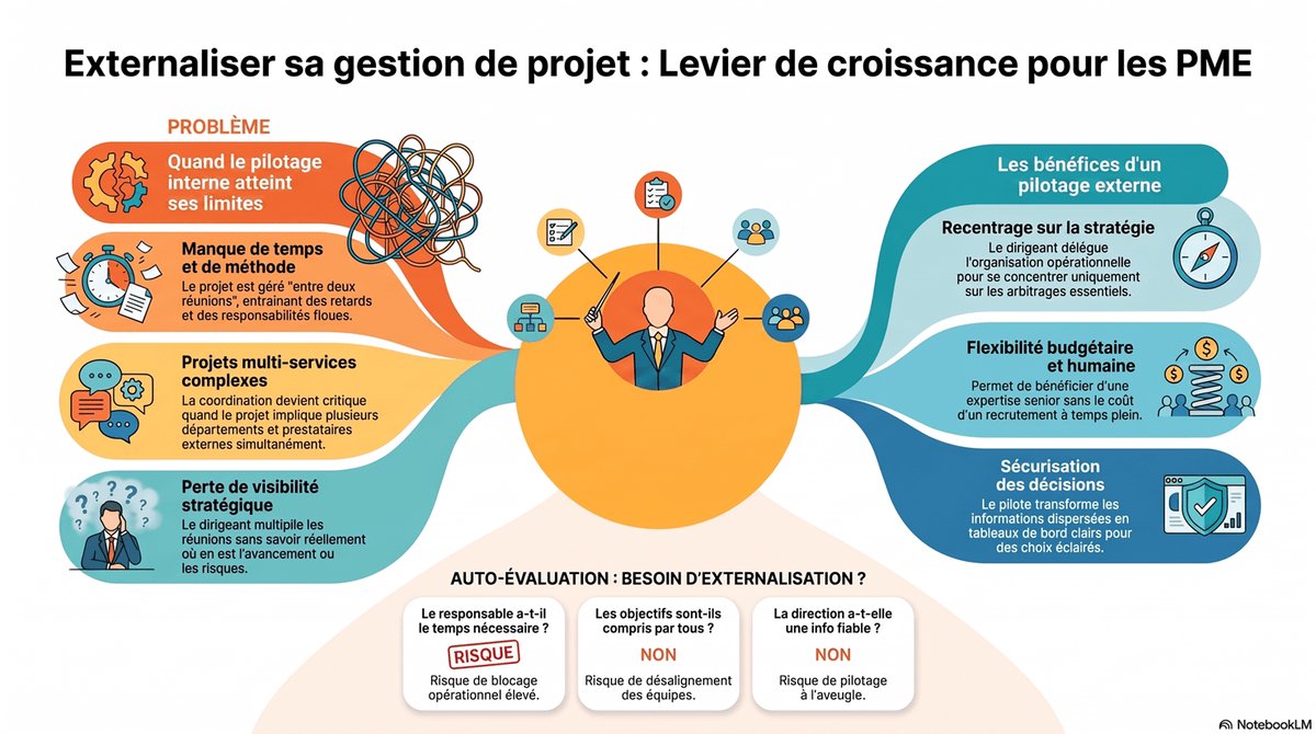 Externaliser la gestion de projet : quand est-ce un vrai levier pour une PME ?