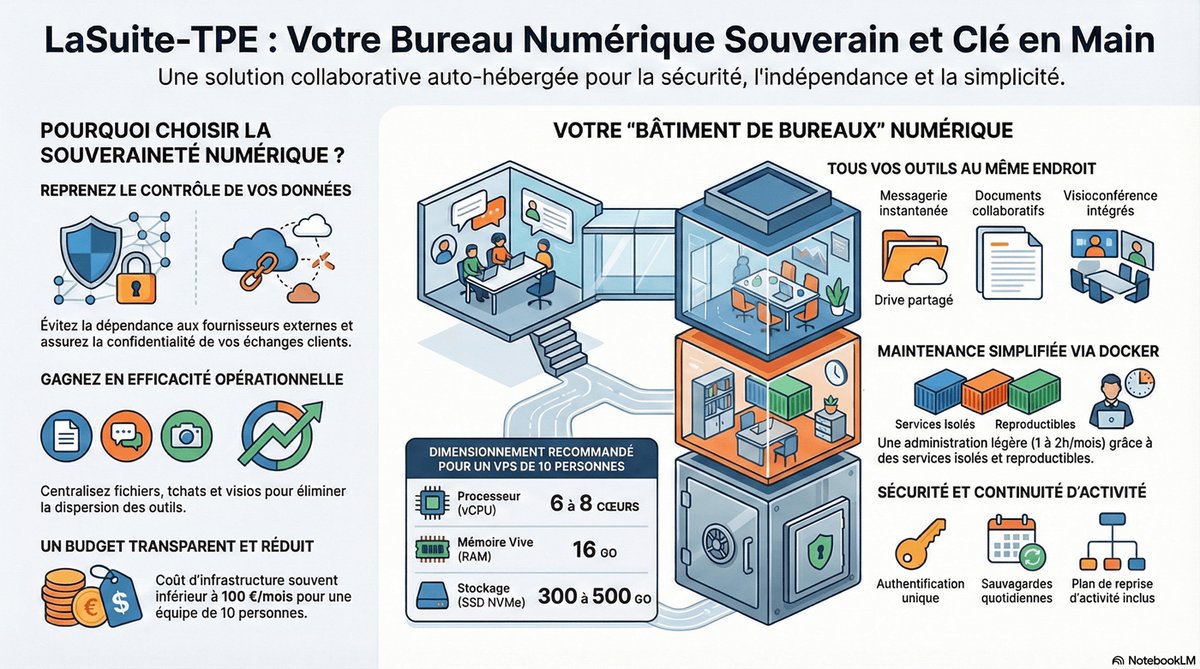 LaSuite-TPE : une suite collaborative souveraine clé en main par EloNeva