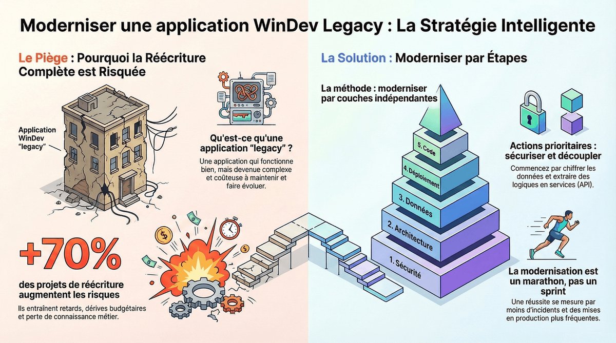Moderniser une application WinDev legacy sans la réécrire