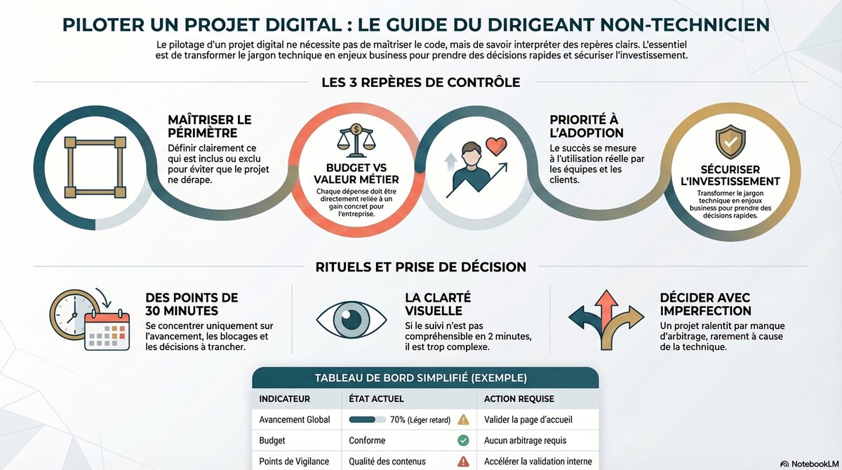 Comment piloter un projet digital quand on n'est pas technicien