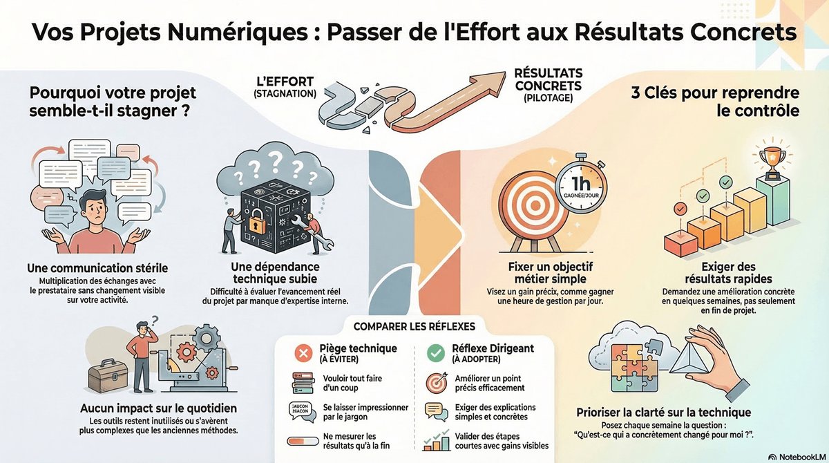Vos projets informatiques avancent… mais vous ne voyez pas les résultats