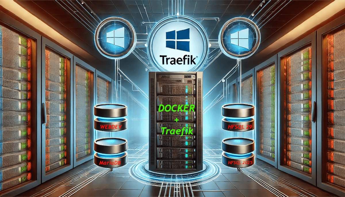 Gérer plusieurs serveurs HFSQL C/S en Docker avec Traefik