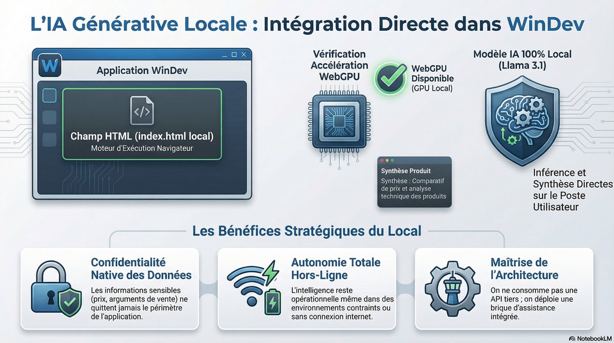 WinDev et WebGPU : un comparatif produit généré par une IA 100 % locale