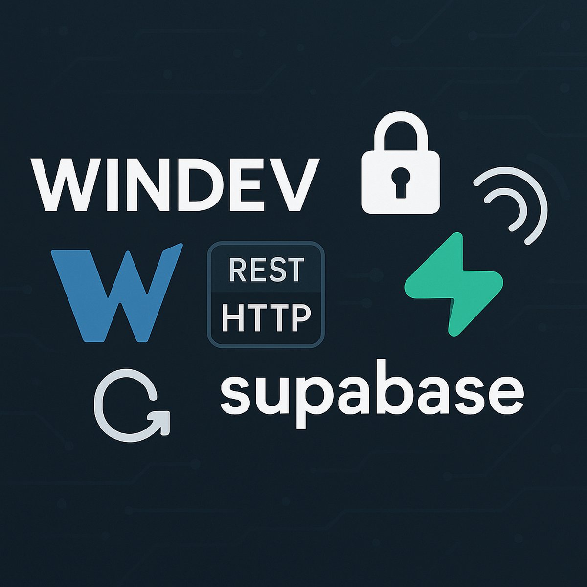 Windev et Supabase : REST API, Authentification et Realtime